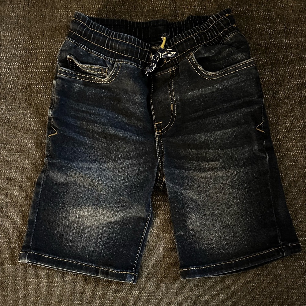 Cat & Jack dark blue denim shorts